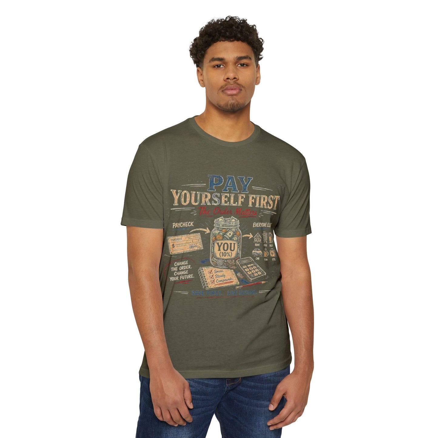 Pay Yourself First T-Shirt — Personal Finance Savings Graphic Tee