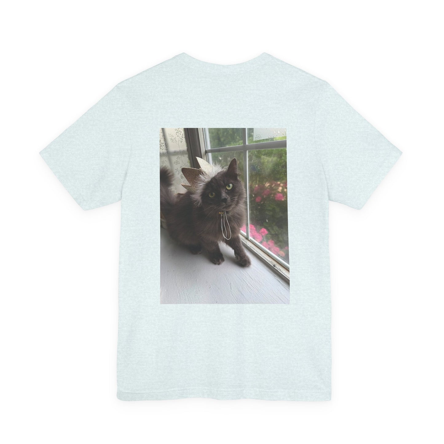 I  Cats T‑Shirt — Photo Back Pet Tee