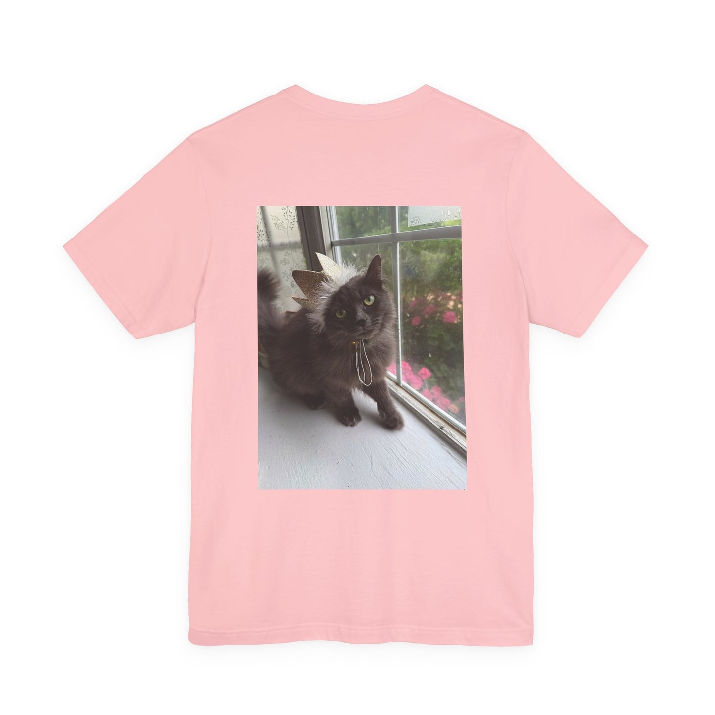 I  Cats T‑Shirt — Photo Back Pet Tee