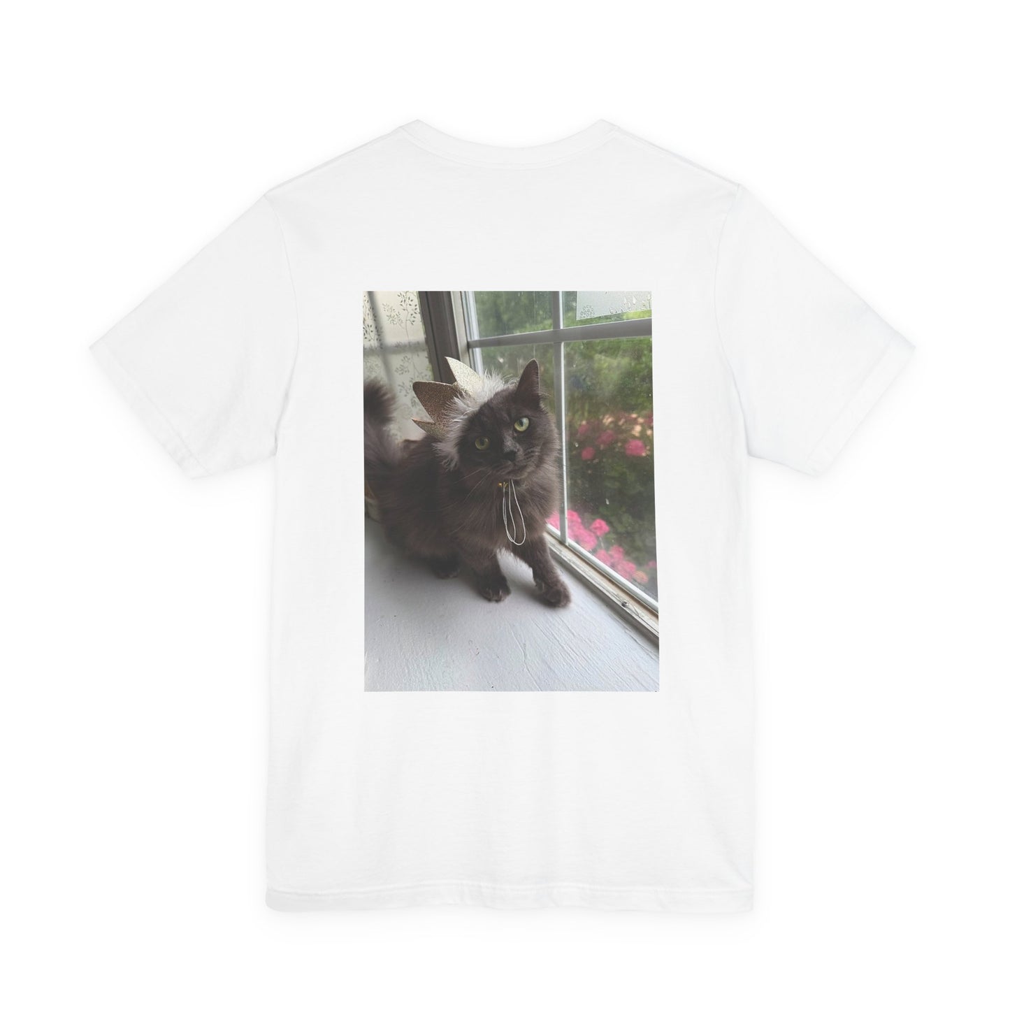 I  Cats T‑Shirt — Photo Back Pet Tee