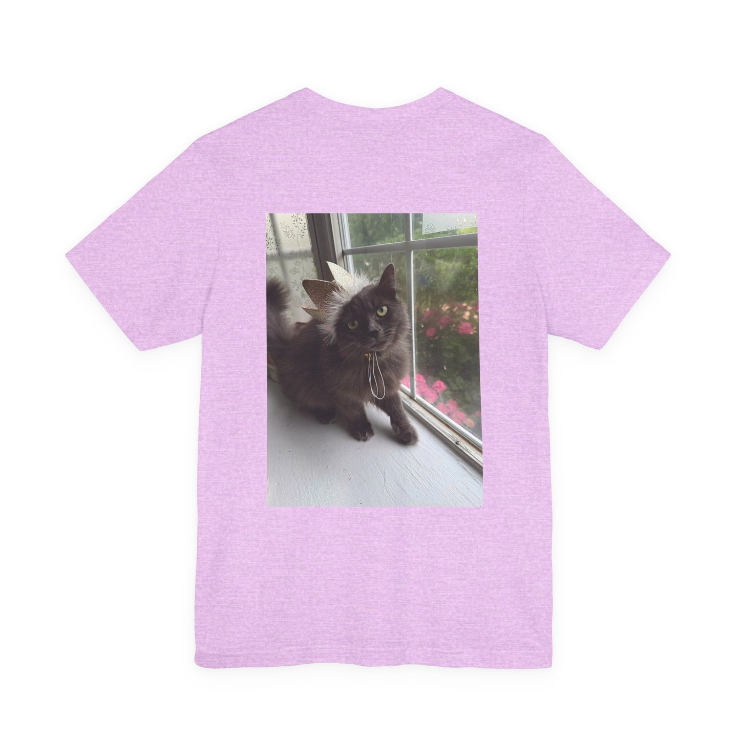 I  Cats T‑Shirt — Photo Back Pet Tee