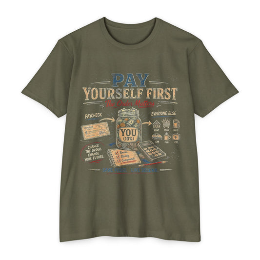 Pay Yourself First T-Shirt — Personal Finance Savings Graphic Tee