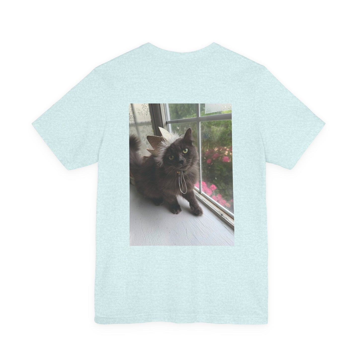 I  Cats T‑Shirt — Photo Back Pet Tee