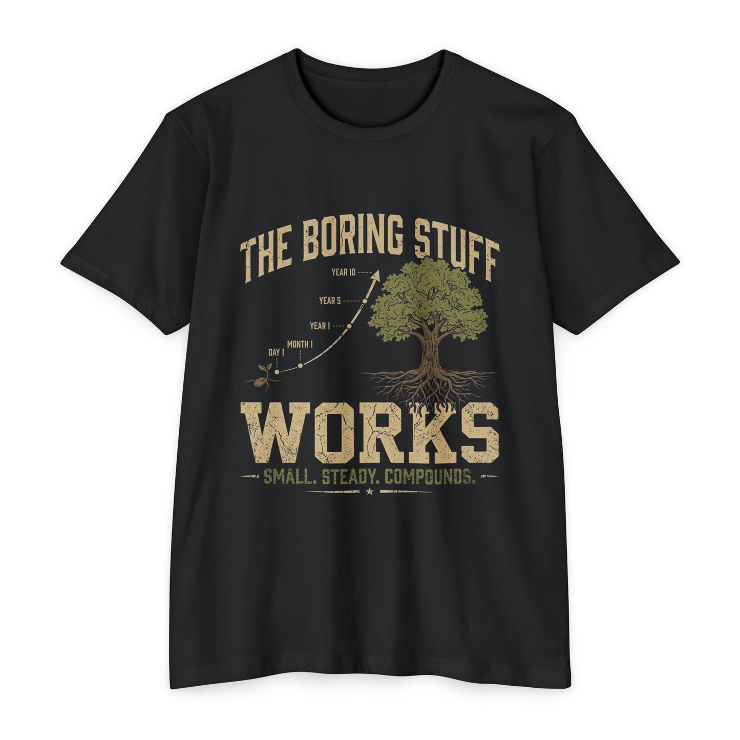 The Boring Stuff Works T-Shirt — Motivational STEM Programming Tee