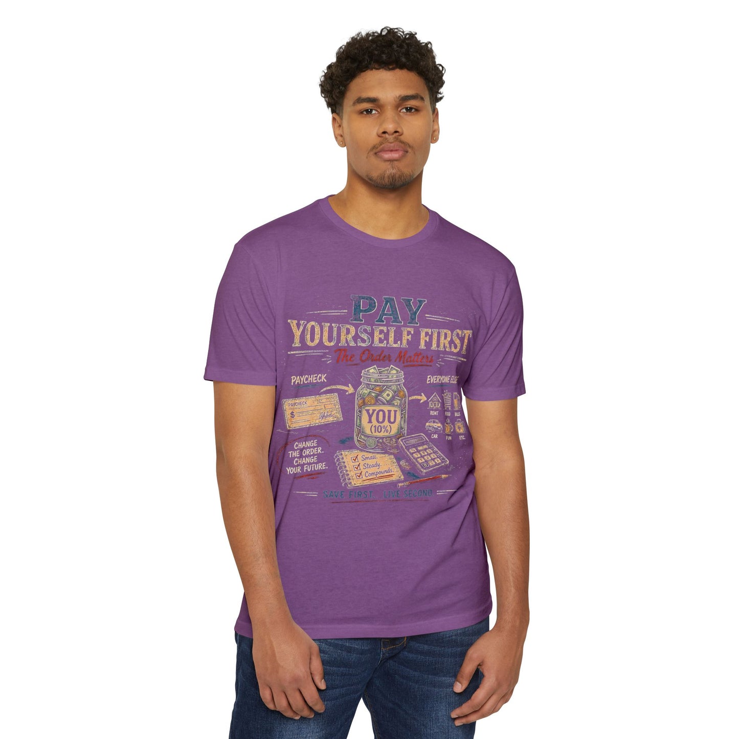 Pay Yourself First T-Shirt — Personal Finance Savings Graphic Tee
