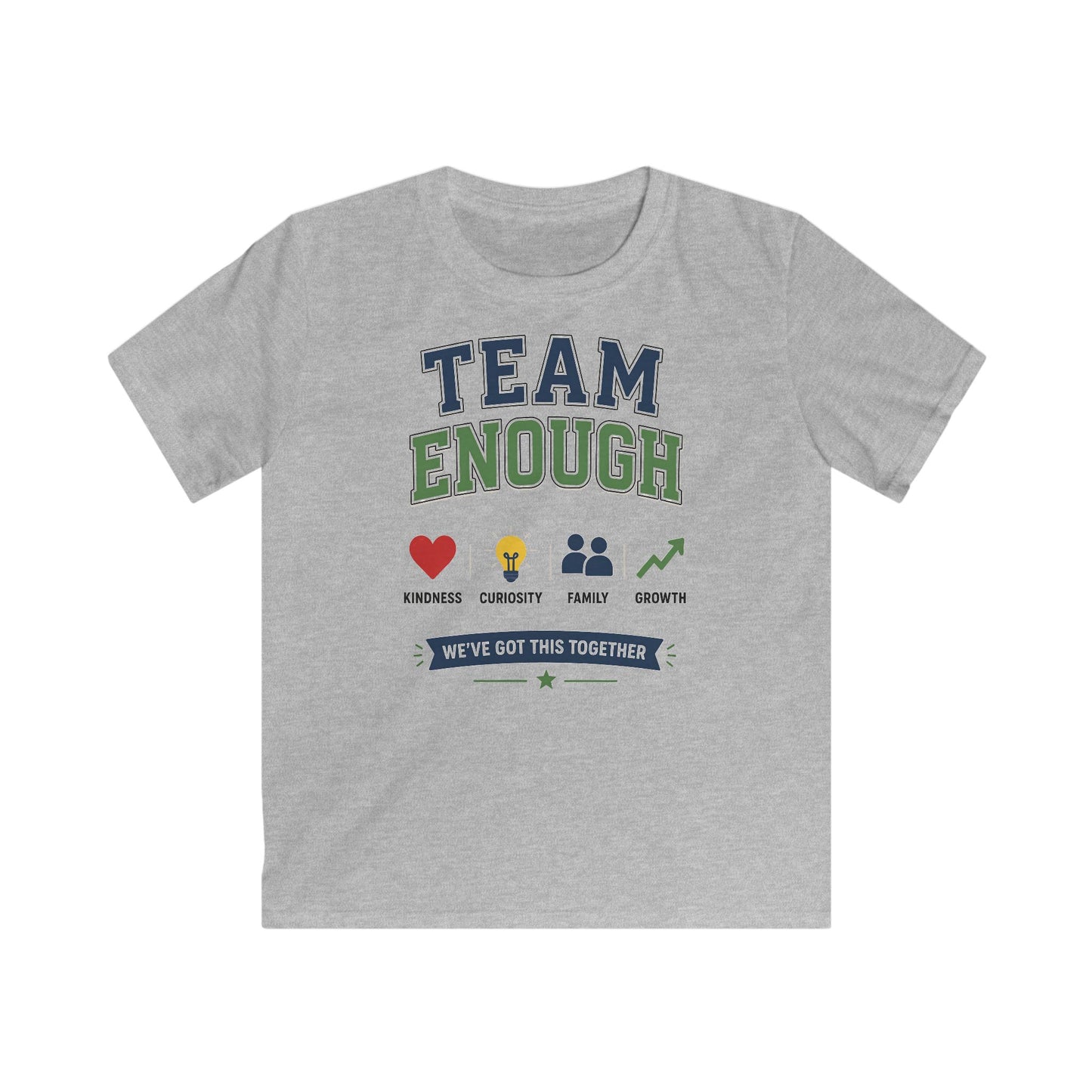 Kids Tee — "Team Enough" Kindness & Growth Youth T‑Shirt