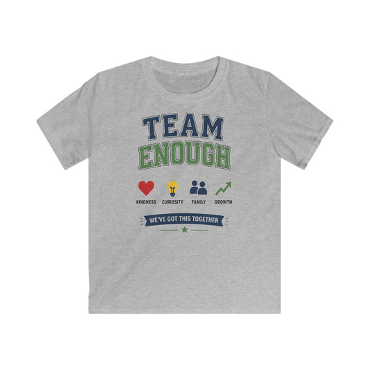Kids Tee — "Team Enough" Kindness & Growth Youth T‑Shirt