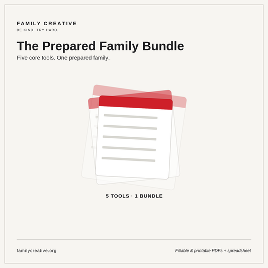 The Prepared Family Bundle — Complete Digital Core (BN-02)